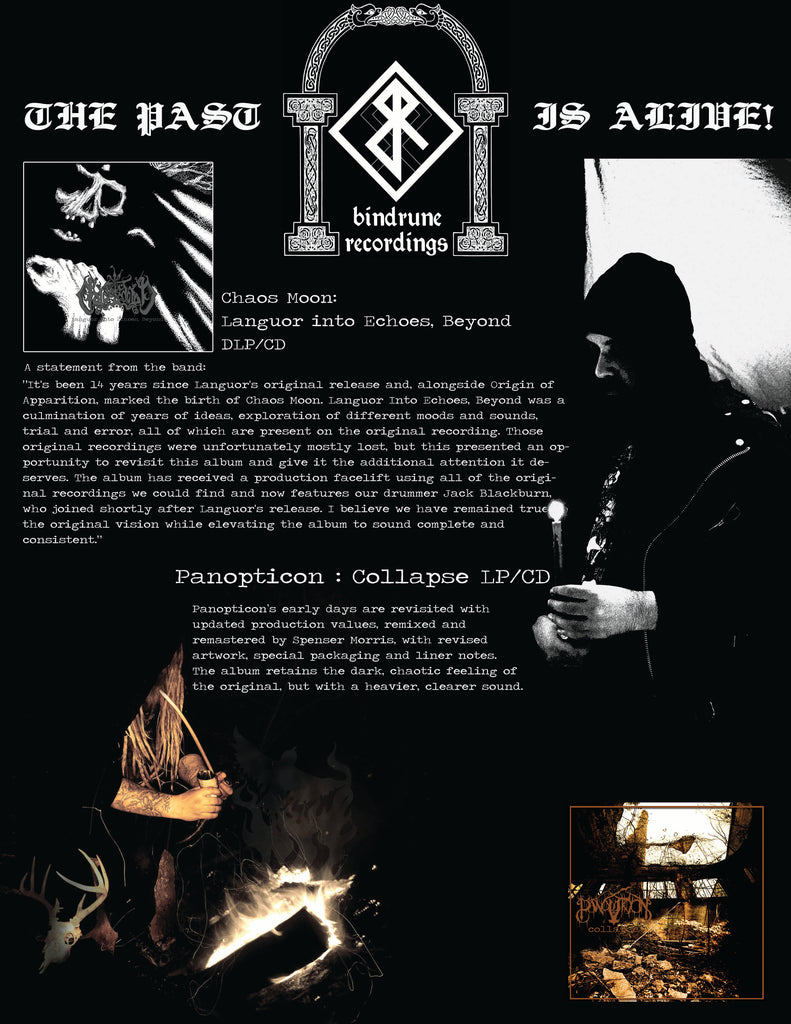 Chaos Moon and Panopticon re-issues forthcoming