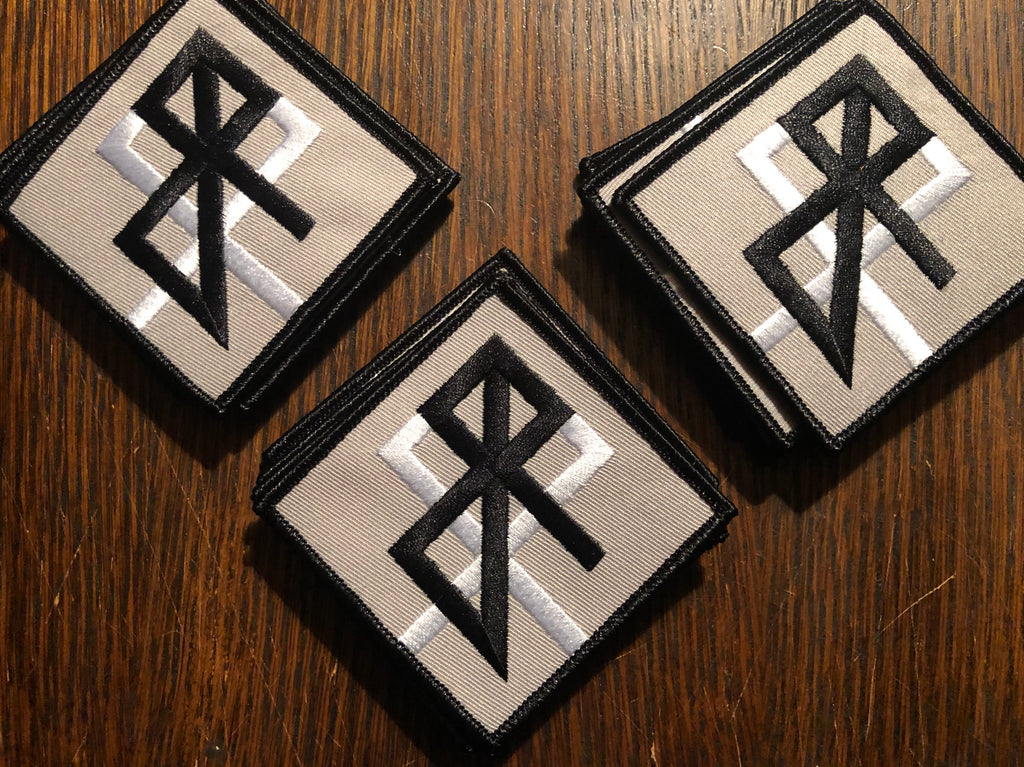 Bindrune Recordings Logo Patch