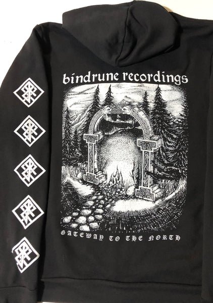 Bindrune Recordings - Gateways to the North Zip Hoodie